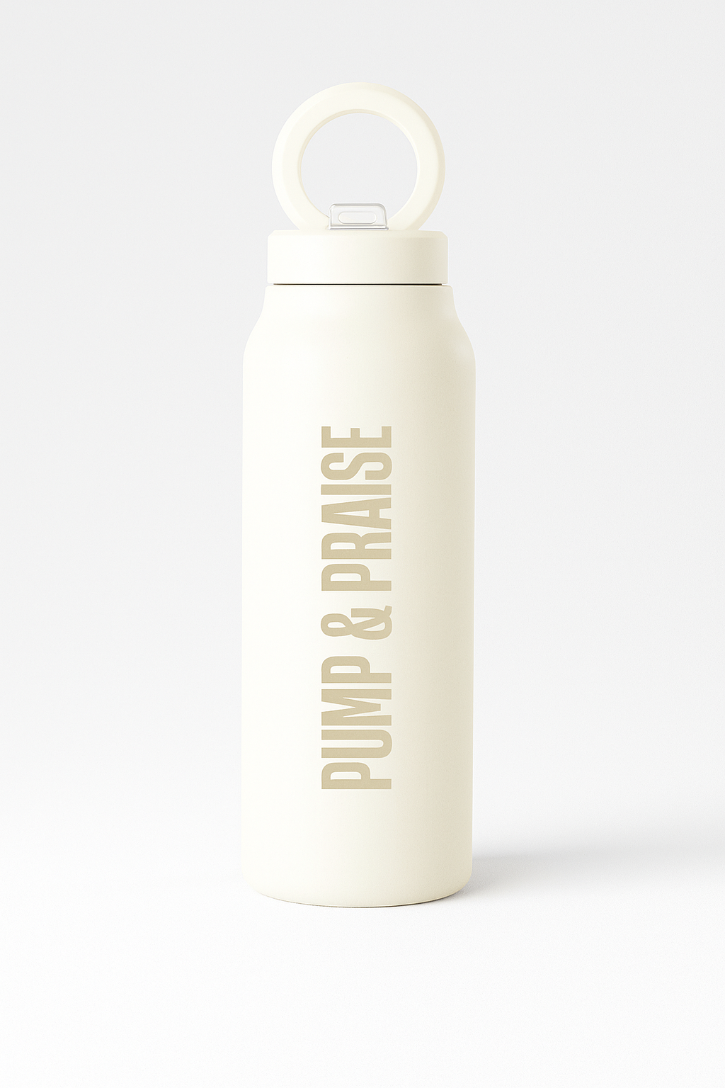 PUMP & PRAISE BLUSH PINK MAGNETIC LID STAINLESS STEEL BOTTLE