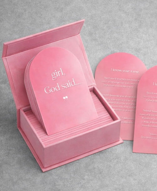 'GIRL, GOD SAID' DAILY DEVOTIONAL CARDS